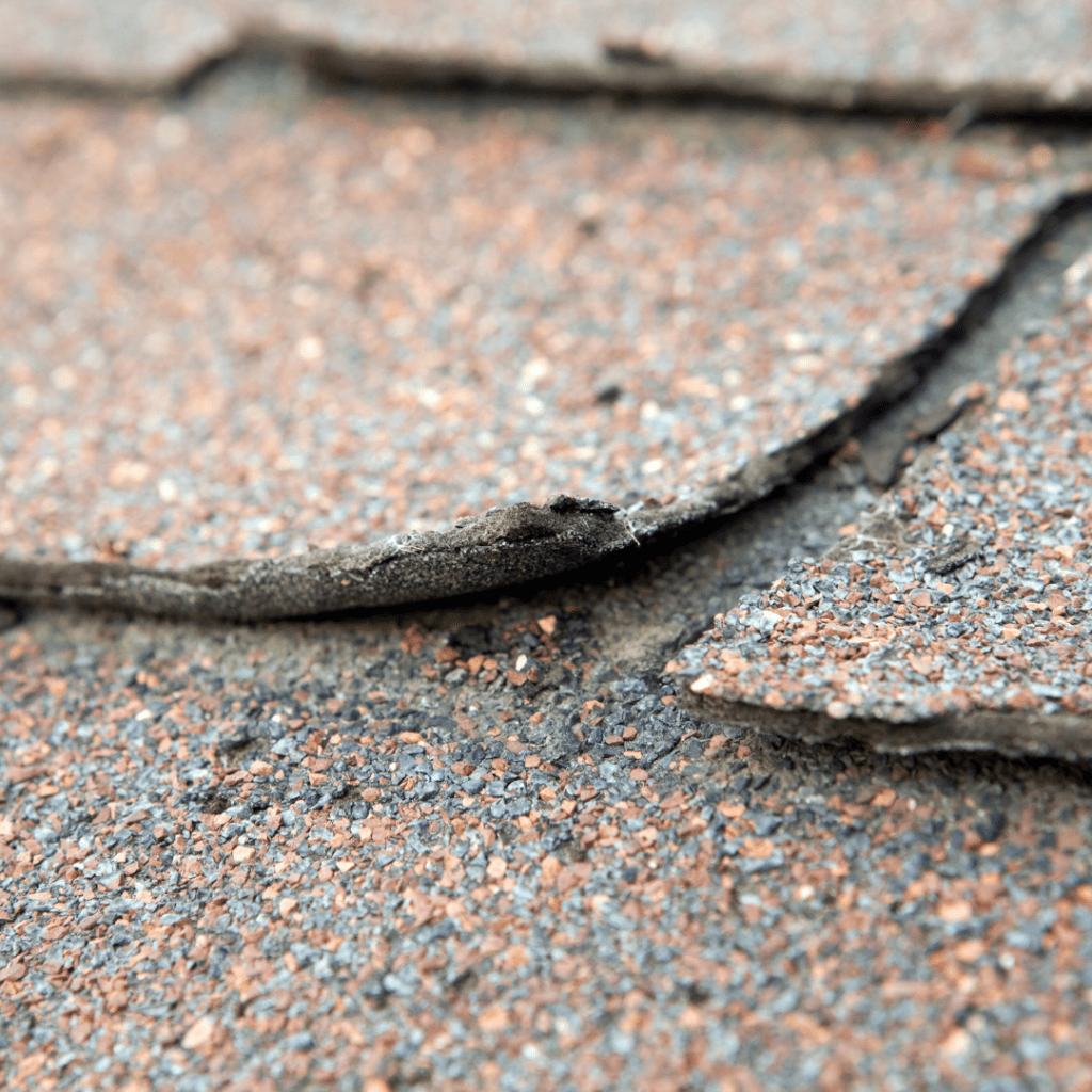 Aging shingle