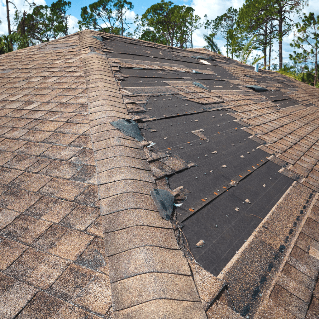 Roof damage